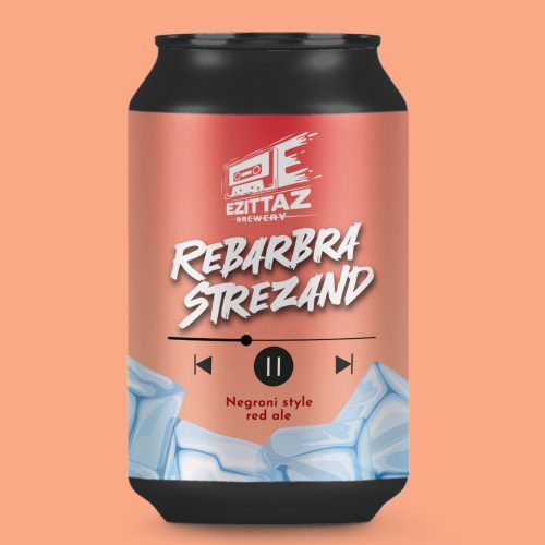  Ezittaz Brewery - Rebarbra Strezand6,5 % red ale