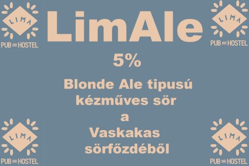 Vaskakas - LimAle 1 liter frissen csapolt sör PET palackban